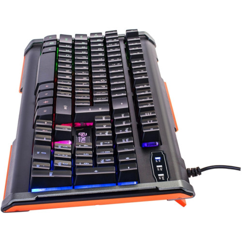 Клавиатура Oklick 717G BLACK DEATH черный/оранжевый USB Multimedia for gamer LED (476395) Клавиатура Oklick 717G BLACK DEATH черный/оранжевый USB Multimedia for gamer LED (476395)
