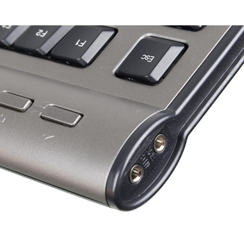 Клавиатура A4Tech KLS-7MUU серебристый/серый USB slim Multimedia (KLS-7MUU USB)