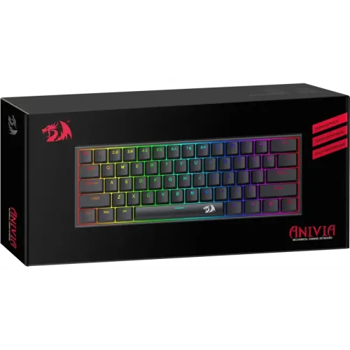 Redragon Механическая клавиатура Anivia RGB, тихая, 61 клавиш Redragon Механическая клавиатура Anivia RGB, тихая, 61 клавиш