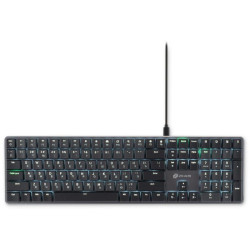 Клавиатура Oklick K953X механическая черный/серый USB Multimedia LED (1901086)