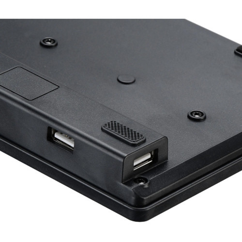 Клавиатура Oklick 520M2U черный/черный USB slim Multimedia