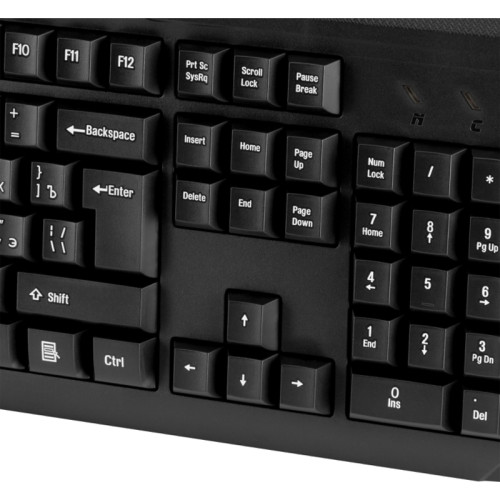 Клавиатура Oklick 170M черный USB (855272)