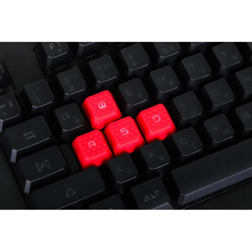 Клавиатура A4Tech Bloody B120N черный USB Multimedia for gamer LED (подставка для запястий) (B120N)
