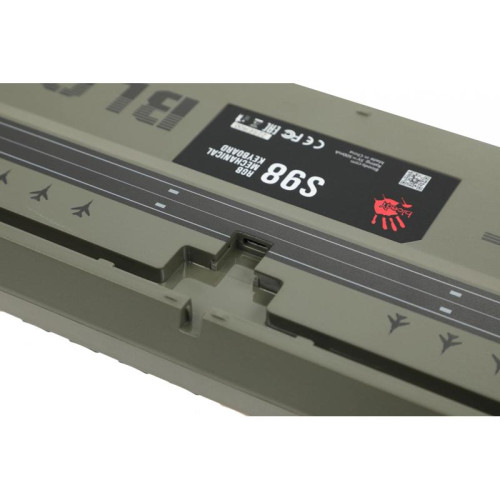 Клавиатура A4Tech Bloody S98 Aviator механическая зеленый USB for gamer LED (S98 AVIATOR)