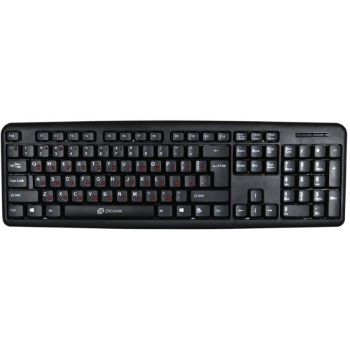 Клавиатура Oklick 90MV2 черный USB (1185967)