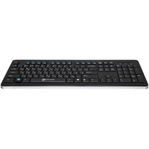 Клавиатура Oklick 870S черный USB беспроводная slim Multimedia