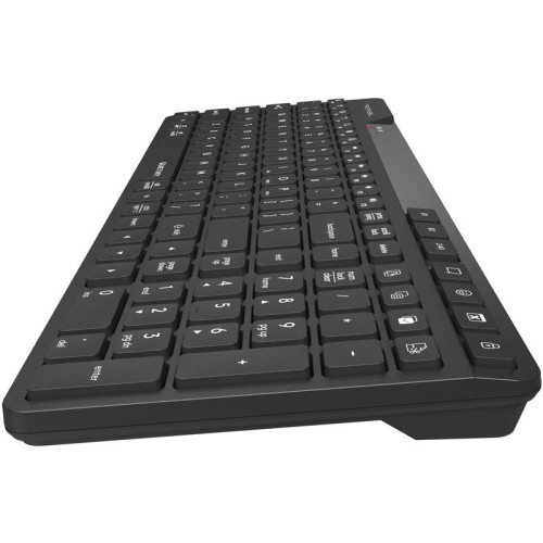 Клавиатура A4Tech Fstyler FBK27C AS черный USB беспроводная BT/Radio slim Multimedia (FBK27C AS)