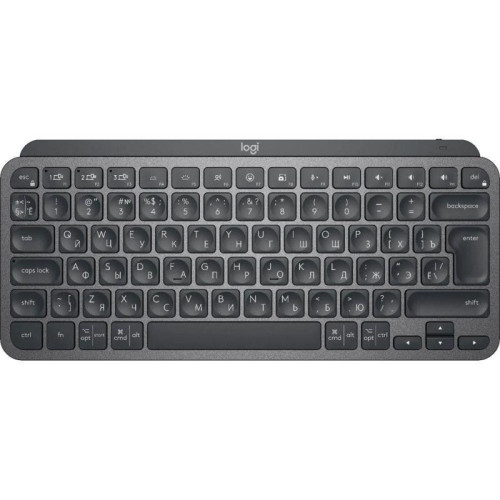 Клавиатура Logitech MX Keys Mini темно-серый/черный USB беспроводная BT/Radio LED (920-010501)