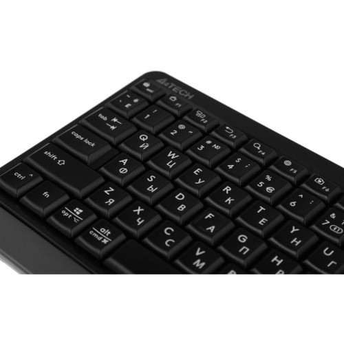 Клавиатура A4Tech Fstyler FBK11 черный/серый USB беспроводная BT/Radio slim