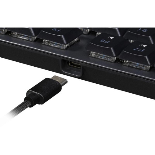 Клавиатура DEFENDER механическая игровая 104кн+Fn RGB черн./крас.свитчи Armada GK-004 45004