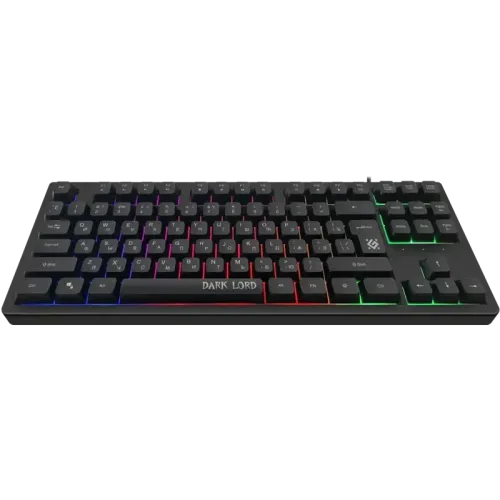 Клавиатура DEFENDER USB DARK LORD GK-580 RU BLACK 45580