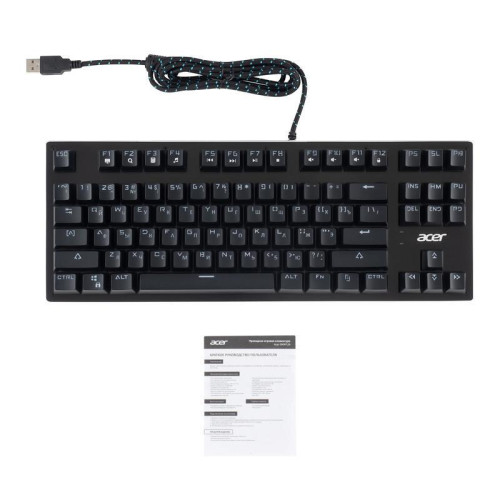 Клавиатура Acer OKW126 механическая черный USB Multimedia for gamer для ноутбука LED (ZL.KBDEE.00G) Клавиатура Acer OKW126 механическая черный USB Multimedia for gamer для ноутбука LED (ZL.KBDEE.00G)