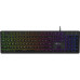 Клавиатура Oklick 550ML черный USB slim Multimedia LED (1061617)