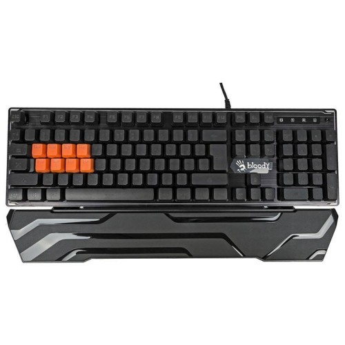 Клавиатура A4Tech Bloody B3370R черный USB Multimedia for gamer LED (подставка для запястий) Клавиатура A4Tech Bloody B3370R черный USB Multimedia for gamer LED (подставка для запястий)