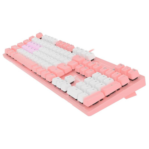 Клавиатура A4Tech Bloody B800 Dual Color механическая розовый/белый USB for gamer LED
