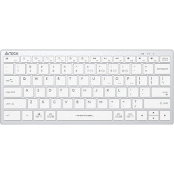 Клавиатура A4Tech Fstyler FBX51C белый USB беспроводная BT/Radio slim Multimedia для ноутбука (FBX51C WHITE)