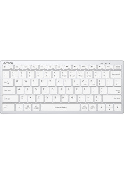 Клавиатура A4Tech Fstyler FBX51C белый USB беспроводная BT/Radio slim Multimedia для ноутбука (FBX51C WHITE)