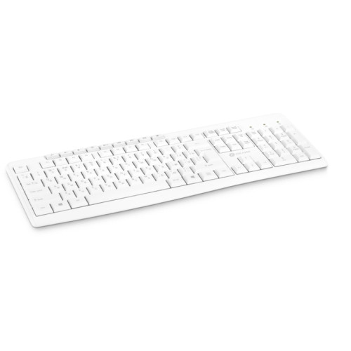 Клавиатура Oklick K225W белый USB беспроводная Multimedia (1875235)