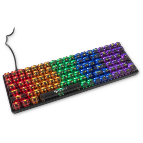 Клавиатура Oklick 915GK механическая черный USB for gamer (1790371) Клавиатура Oklick 915GK механическая черный USB for gamer (1790371)
