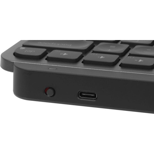 Клавиатура Logitech MX Keys Mini темно-серый USB беспроводная BT/Radio LED (920-010617)