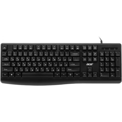 Клавиатура Acer OKW301 черный USB Multimedia для ноутбука (ZL.KBDCC.01A)