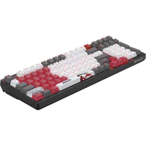 Клавиатура A4Tech Bloody S98 Naraka BLMS Plus механическая черный/красный USB for gamer LED (S98 NARAKA BLMS RED PLUS)