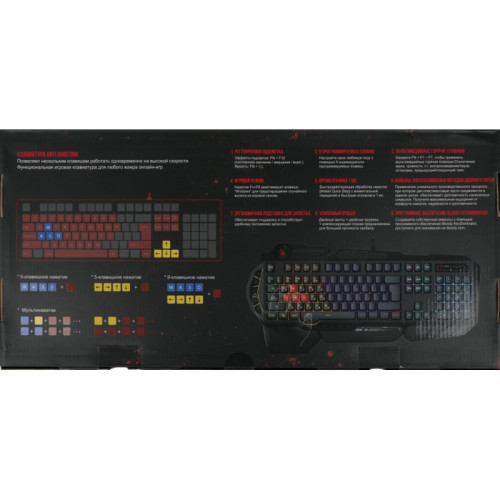 Клавиатура A4Tech Bloody B310N черный USB Multimedia for gamer LED (подставка для запястий) (B310N) Клавиатура A4Tech Bloody B310N черный USB Multimedia for gamer LED (подставка для запястий) (B310N)