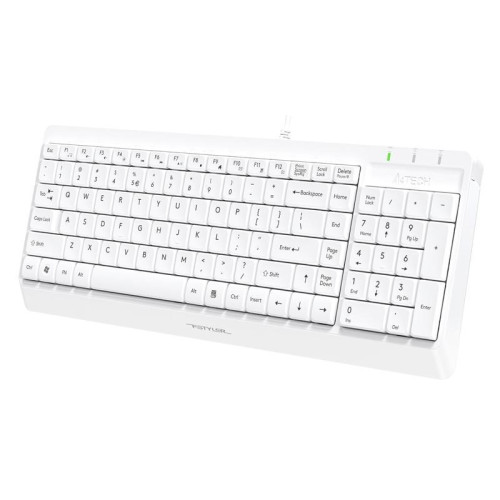 Клавиатура A4Tech Fstyler FK15 белый USB (FK15 WHITE)