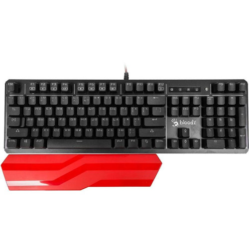 Клавиатура A4Tech Bloody B975 механическая черный USB Multimedia for gamer LED (подставка для запястий) (B975)