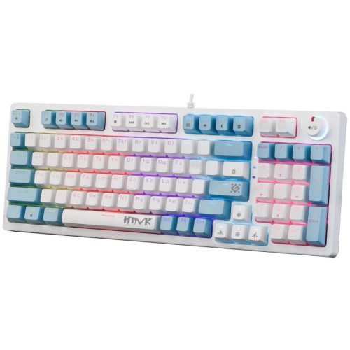 Клавиатура DEFENDER MECHANICAL HAWK GK-418 RU RGB 45421