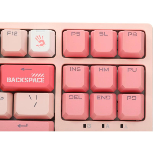 Клавиатура A4Tech Bloody S87 Energy механическая розовый USB for gamer LED (S87 USB ENERGY PINK)