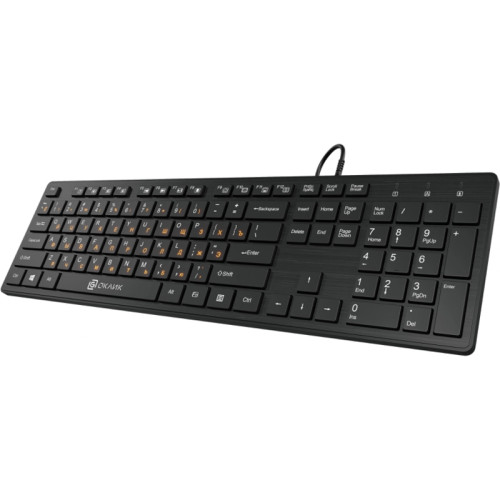Клавиатура Oklick 520M2U черный/черный USB slim Multimedia