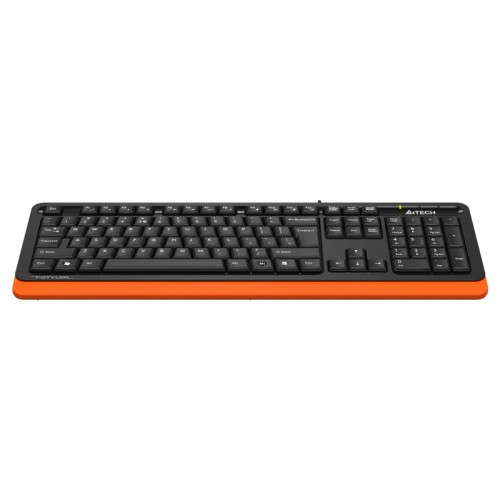 Клавиатура A4Tech Fstyler FKS10 черный/оранжевый USB (FKS10 ORANGE)