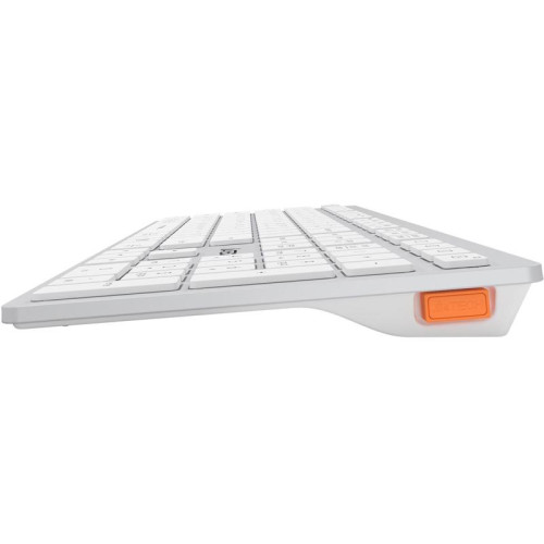 Клавиатура A4Tech Fstyler FBX50C белый USB беспроводная BT/Radio slim Multimedia (FBX50C WHITE)
