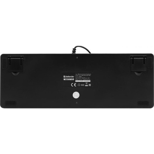 Клавиатура DEFENDER MECHANICAL MECHANOID GK-581 RU 45581 BLK
