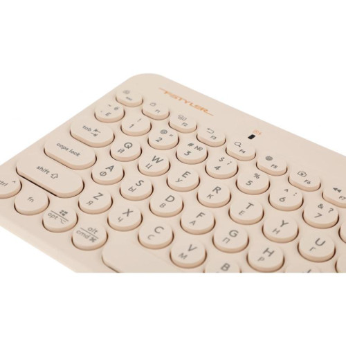 Клавиатура A4Tech Fstyler FBK36C AS бежевый USB беспроводная BT/Radio slim Multimedia (FBK36C AS)