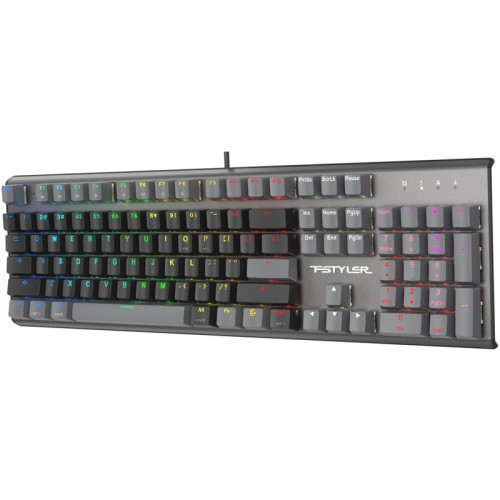 Клавиатура A4Tech Fstyler FS100 Neon механическая черный USB for gamer LED (FS100)