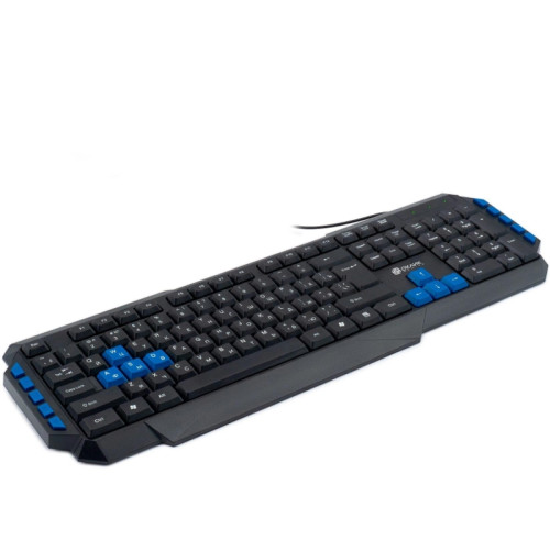 Клавиатура Oklick 750G FROST WAR черный/черный USB Multimedia for gamer (337452)