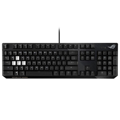 Клавиатура ASUS XA02 ROG STRIX SCOPE ROG NX Red ABS 100% USB (90MP0186-B0RA00) (085904)