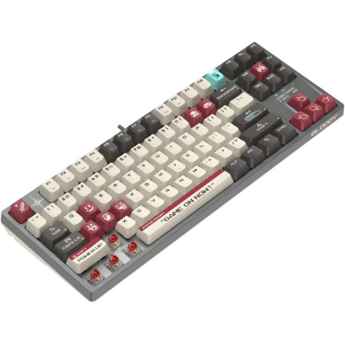 Клавиатура A4Tech Bloody S87 Pixels Red механическая серый/белый USB Multimedia for gamer LED (S87 PIXELS) Клавиатура A4Tech Bloody S87 Pixels Red механическая серый/белый USB Multimedia for gamer LED (S87 PIXELS)