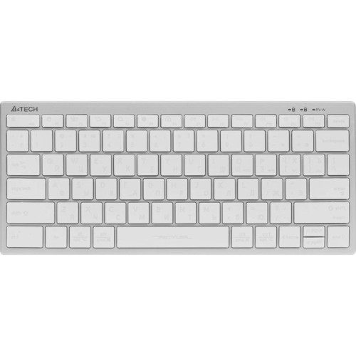 Клавиатура A4Tech Fstyler FX61 белый USB slim LED (FX61 WHITE)