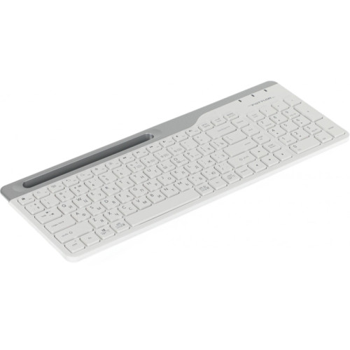 Клавиатура A4Tech Fstyler FBK25 белый/серый USB беспроводная BT/Radio slim Multimedia