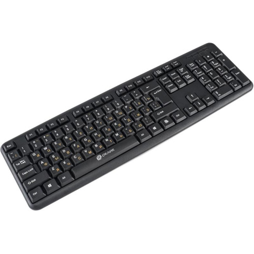 Клавиатура Oklick 130M черный USB (337077)