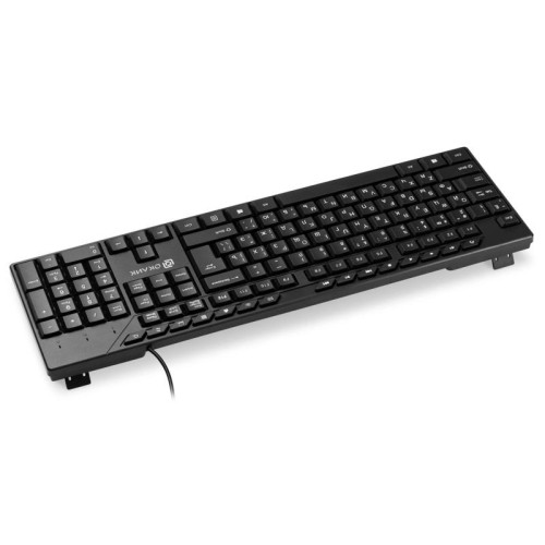 Клавиатура Oklick 125M черный USB Multimedia (1678108)