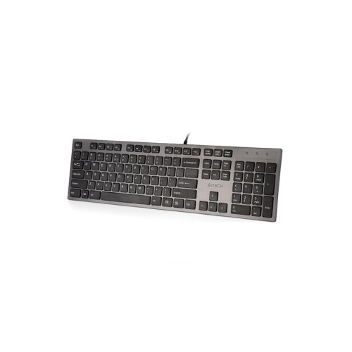 Клавиатура A4Tech KV-300H серый/черный USB slim