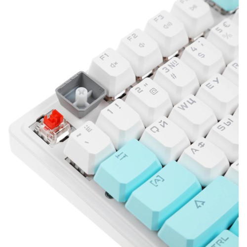 Клавиатура A4Tech Bloody S515R механическая белый USB for gamer LED (подставка для запястий) (S515R ICY WHITE)
