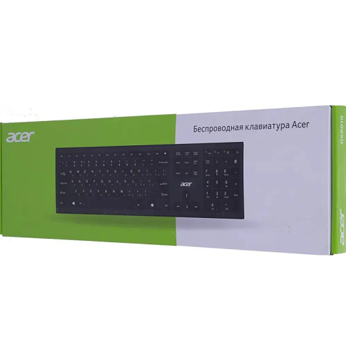Клавиатура Acer OKR010 черный USB беспроводная slim Multimedia (ZL.KBDEE.003)