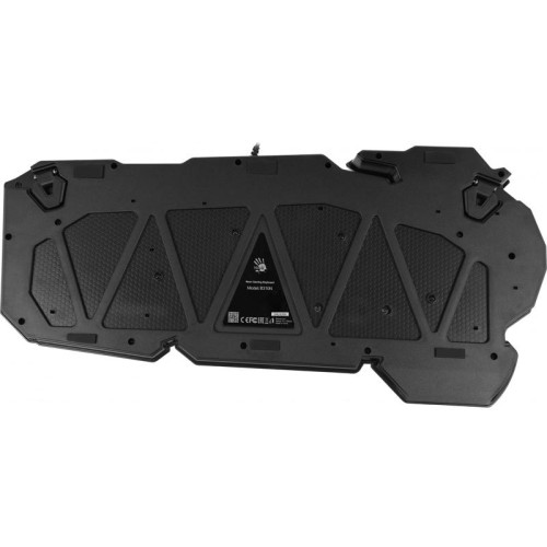Клавиатура A4Tech Bloody B310N черный USB Multimedia for gamer LED (подставка для запястий) (B310N)