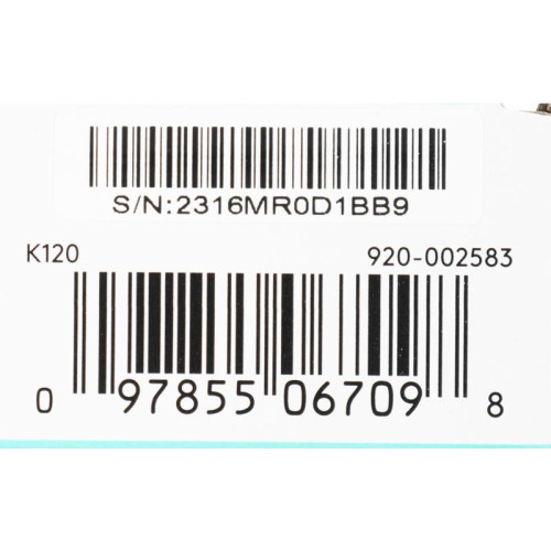 Клавиатура LOGITECH K120 ANSI EN/RU BLACK 920-002583