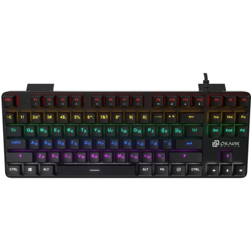 Клавиатура Oklick 969G SHOTGUN механическая черный USB Multimedia for gamer LED